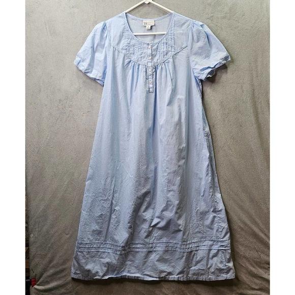 The Tog Shop Other - The Tog Shop Nightgown Womens Size M Blue House Dress Sleepwear